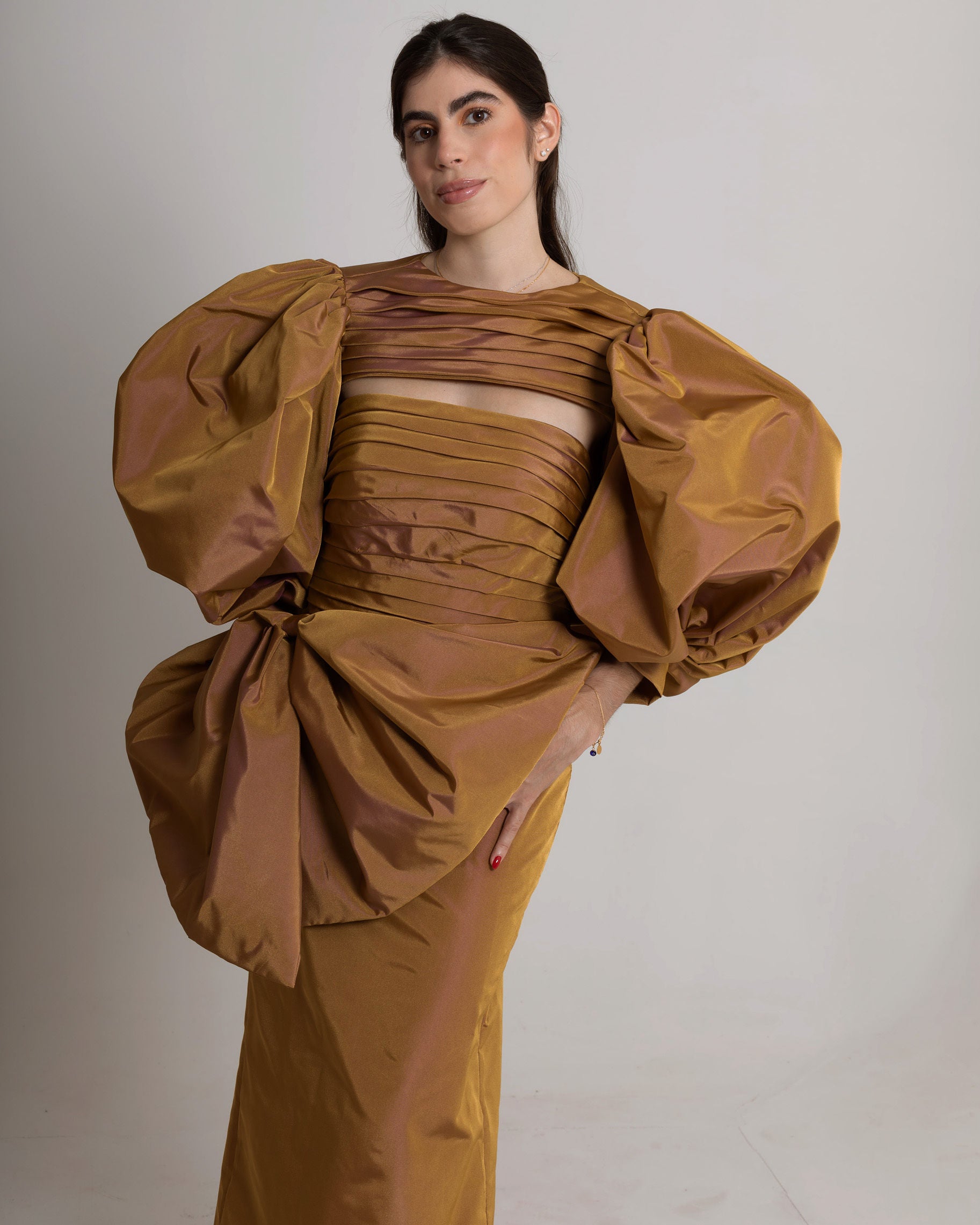 Copper Statement Dress