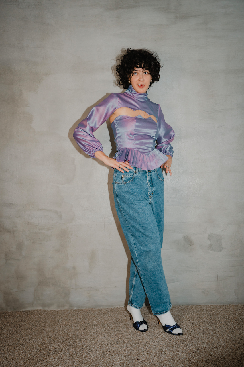 Purple Groovy Top