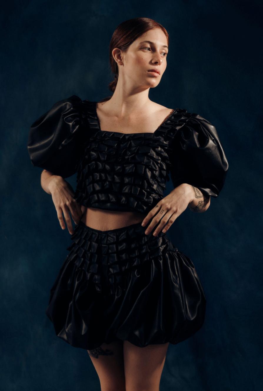 Pleated / Puff Set