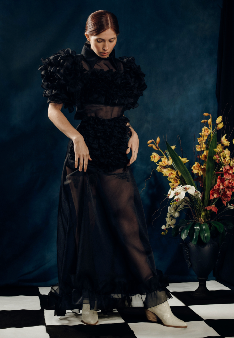 Ruffle Organza Set
